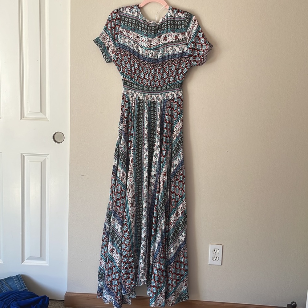 Patterned buttoned up dress - Picture 5 of 8